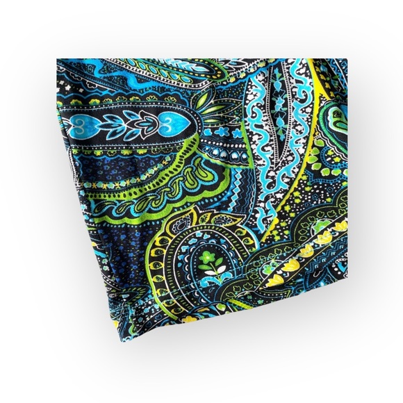 new Papillon Blanc 🝮 Shaped Boho Halter Corset Top 🝮 Floral Paisley Print 🝮 L - Picture 6 of 16